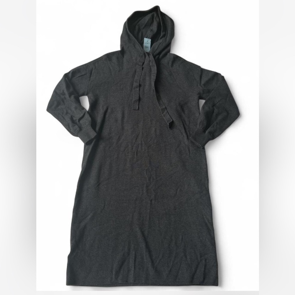 Loft Hooded Sweater Dress